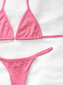 Women's Athens Suplex Curtain Bikini With Regulator - Bubblegum Pink - View 2