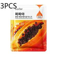 草莓面膜（1/3/5/10片装），保湿、修复晒后肌肤、提亮肤色、护肤、增强肌肤弹性、面部护理、修复熬夜后肌肤。可作为圣诞节、新年、约会或节日礼物。 - 粉色 - 查看 16