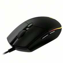 Logitech G102 Wired Gaming Mouse – Mechanical Feel, Lightweight & Portable, RGB Lighting, Classic Design, Comfortable Grip For Small To Medium Hands