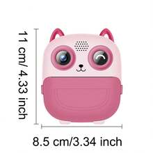 Cámara instantánea para niños con impresión instantánea al tomar fotos, lentes duales de alta definición, impresión instantánea, con rollo de papel integrado. Cámara digital de selfies para niños, regalo de Navidad y Halloween. Viene con tarjeta de memoria de 32GB y 5 rollos de papel fotográfico, todo en un set - ZSK-Multicolor - Ver 13