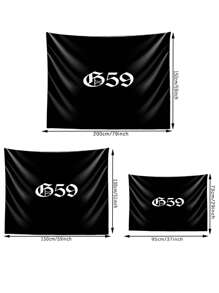 1pc Suicideboy Music G5 Tapestry Polyester 90g Printed Wall Hanging Suitable For University Dormitory Bedroom Living Room Home Decoration Art Tapestry Music Party Background Decoration Ideal Holiday Gift