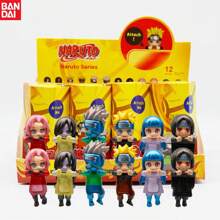 bandai 1pc/12pcs Bandai Ornament Blind Box, Series Blind Box Mysterious Gift Box Accessories, Cartoon Anime Character Toys, Cute Uzumaki Model Ornaments, Toy Gifts, Action Dolls, Hobby Statues, Party Gifts And Birthday Surprise Gifts, Ideal Christmas, Halloween, Thanksgiving And Mother's Day Gifts., School Supplies,Back To School