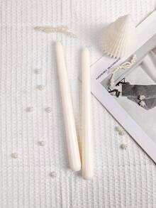 4pcs 10-Inch/25cm Paper Wrapped Taper Candles With Gradient Iridescent Green Color, Romantic Wedding & Party Dinner Decor, Smokeless Long Burning Dripless Candles With Long Stems, Gift Packaging,Room Decor,Gifts Home Decor Christmas Decorations Room Decor Christmas, Christmas Gifts - Multicolor - View 21