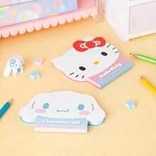 Sanrio 100pcs/Set Sanrio Kawaii Kitty Cat & Pompompurin Sticky Notes, Cute Memo Pads School Supplies, Back To School