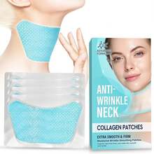 Neck Wrinkle Patches, Moisturizing & Firming Mask For Fine Lines & Sagging Skin, Invisible Hydrogel Pads To Lift & Tighten Neck, Anti-Wrinkle Collagen Pads For Double Chin & Jowls, 5PCS - 1 - 查看 2