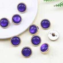 10pcs Bead Decor Button - Beige - View 5