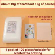 100/300 Pcs Disposable Tea Bags Filter Bags For Tea Infuser With String Heal Seal Non-Woven Fabric Spice Filters Teabags Back To School