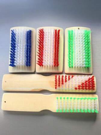 Brosse à chaussures en bambou naturel, brosse à récurer les chaussures avec des poils durs, brosse pour tapis, brosse de lessive ménagère avec long manche, brosse de nettoyage pour le sol