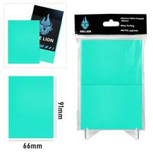 100pcs Penny Card Sleeves For Trading Cards,Top Loaders Card Protection For Baseball Cards, MTG Card Sleeves Fit For ,Football,Magic,Sports Cards(12Colours) - 66X91mm - View 21