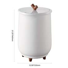 Towel Warmer Bucket, 20L Large Towel Warmer For Bathroom, Auto Shut Off Towel Heater With 4-Level Timer Fits Up To Two 40"X70" Oversized Towels, Bathrobes, Blankets, ETL & FCC Certified - US A Type Plug(110-127V) - View 10