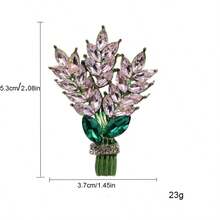 1/3 件全水晶薰衣草汽车出风口香氛夹，汽车内饰装饰空调出风口香氛架 - 均碼 - 查看 5