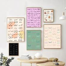 Boobs Art Print Posters And Prints Canvas Printing Wall Art Picture For Living Room Home Decor Gifts Optional Frame ,Wall Art With Frame - Multicolor - View 1