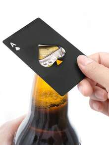20pcs Metal Creative Playing Card Bottle Opener - Pure Metal Spade A Shape, Suitable For Hotel, Bar, Festival Party, Wedding Gift, Portable Travel Camping Stainless Steel Beer Bottle Opener, Fit In Wallet And Pocket, Party Supplies, Kitchen Accessories, Hotel Purchase - Multicolor - View 8
