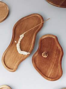 1 件超吸睛 Ins 风格旅行木质收纳托盘 | 化妆品和洗漱用品收纳盒 | 酒店桌面装饰 | 天然实木