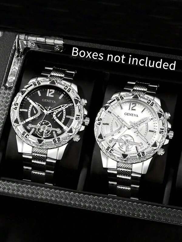 Men's Quartz Wrist Watch, Luxury Business Elegant Analog Quartz Watch With Large Dial