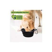 BYTO No Pull Harness Set Reflective Strips 5ft Dog Lead Medium Black - Black - View 5