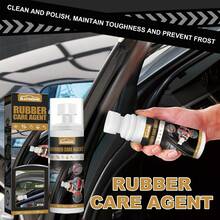 RayHong Rubber Care Agent, Polishing Decontamination Auto Rubber Maintenance Cleaning Anti-Aging Protective Agent,Rubber Light Brightening Reducer, Black Interior Light Up Repair Scratch Crystal Coating Dashboard Wax Maintenance Car Interior Leather Cleaner - Multicolor - View 4