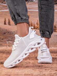Zapatos deportivos casuales para hombres, con parte superior de malla y suela suave de EVA, ligeros y transpirables, adecuados para deportes, correr, caminar casual, gimnasio