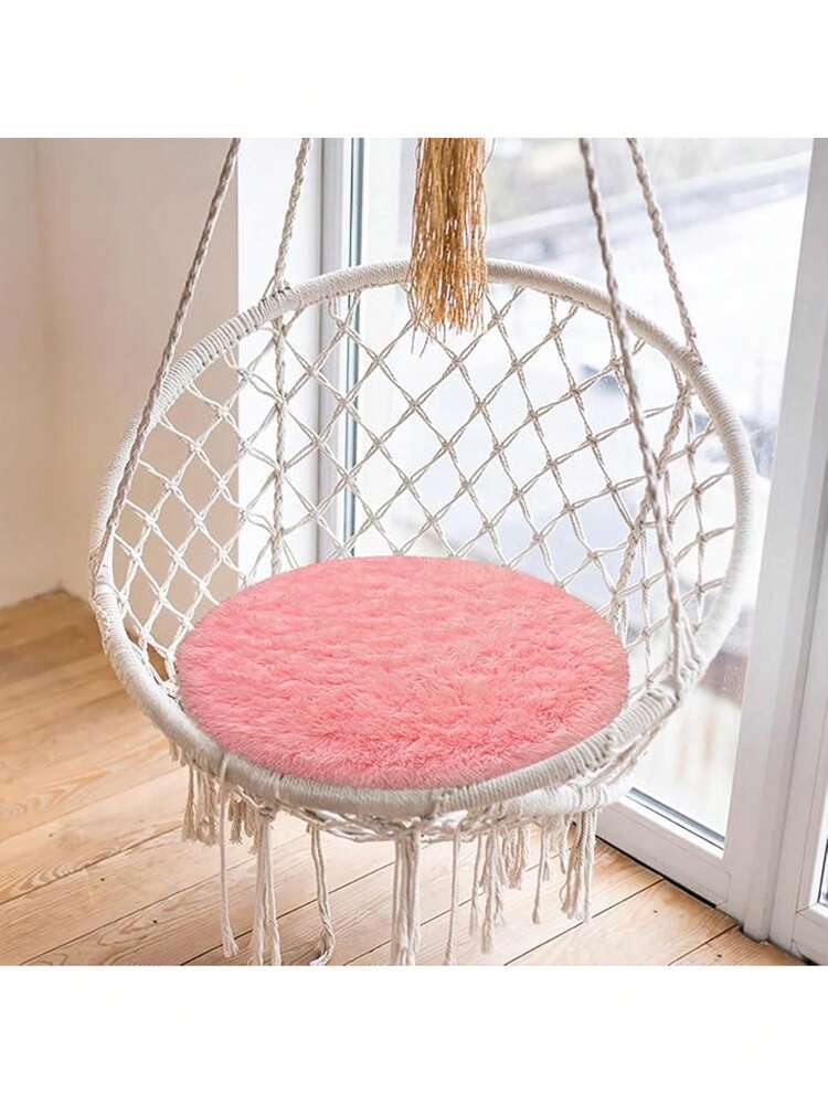 1 pezzo Tappeto rotondo rosa shaggy, essenziale per San Valentino/camera da ragazza, decorazione per la casa moderna minimalista, tappeto in soffice peluche tinta unita, morbido e soffice, per camera da letto, soggiorno, divano, adatto per la primavera e tutte le stagioni - Multicolore - Visualizzare 16