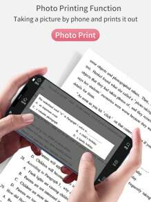 Mini Portable Label Printer: Error Printing Artifact, Also Do Ledger Photos, Super Clear Super Practical