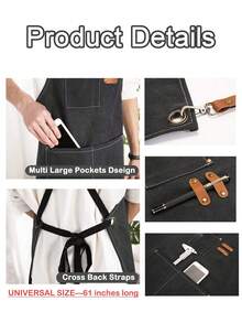 Unisex Custom Canvas Apron With Pockets - Personalized Cotton Work Apron For Hair Salon, Nail Techs, Baristas, Bakers, Gardeners, Beauty Professionals, Pink Canvas Apron, Unisex Cotton Apron, Hairdresser Apron, Nail Tech Apron, Barber Apron, Makeup Artist Apron, Adjustable Pink Apron, For Men And Women, Custom Cooking Utensils With Text And Personalized Photo,Washing Gloves