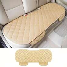 Plush Car Back Seat Protector  Soft Non-Slip Durable Rear Row Seat Cushion Mat With Auto Chair Accessories Comfort Protection