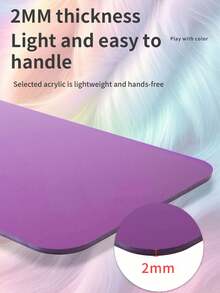 1PC Acrylic Hair Dye Board For Professional Hair Coloring And Salon Use, Semi-Transparent Pick Dye Board For Uniform Coloring, Color Mixing And Application Tool For Hairdressing, Convenient Hanging Ear Design For Easy Use, Ideal For Hair Dyeing, Highlighting, And Coloring Services In Salons, Portable Hairdressing Accessory, Perfect For Color Application, Hair Salon Essentials For Precise And Even Dye Distribution,Back To School,Travel Holiday Essentials,Hair Accessories For Women,Slick Back Brush,Barber Accessories,Hair Dryer,Hair,Barber,Hair Tools,Hair Products,Hair Accessories,Edge Brush,Barber Accessories,Travel,Hair Dryer,Hair Stuff,Hair Spray,Hair Accessories,Curly Hair Products,Hairdressing Equipment,Accessories,Hair Cutting Scissors,Christmas,Barbershop,Barber Accessories, Hair Accessories, Hairdressing,Hair Dryer,Hair, Accessories, Hair Products, Hair Tools, Hair Stuff, Hair Care, Curly Hair Brush, Barber, Barber Accessories, Hairdressing Equipment - Multicolor - View 4