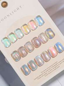 Polarized Glitter Nail Powder, Y2K Mirror Magic Powder, Fairy Aurora Moonlight Powder/Glitter, Summer Nail Art, Suitable For Women And Girls At Home, Work, Outdoor Travel, Gift Giving, Family DIY Nail Salon, Special Gift - Multicolor - View 8