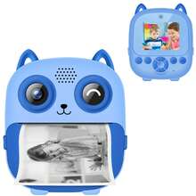 Cámara instantánea para niños con impresión instantánea al tomar fotos, lentes duales de alta definición, impresión instantánea, con rollo de papel integrado. Cámara digital de selfies para niños, regalo de Navidad y Halloween. Viene con tarjeta de memoria de 32GB y 5 rollos de papel fotográfico, todo en un set - ZSK-Multicolor - Ver 14