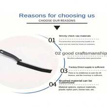 1 件长柄硬毛清洁刷 | 加长缝隙清洁工具 | 防滑握把窗轨刷 | 浴室厨房汽车除尘器套装 | 尼龙刷头 开学季适用 - 黑色 - 查看 6