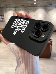 Bible Verse Phone Case, Inspirational Text Phone Case, Letter Phone Case, Compatible With IPhone & Galaxy Cases, Compatible With IPhone 13/15/16 Pro Max/16/14/15/16 Plus, Compatible With Samsung Galaxy Phones Waterproof Shockproof Anti-Fall Scratch Resistant - Multicolor - View 6