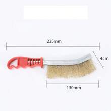 Steel Wire Brush, Stainless Steel Wire Brush For Rust Removal, Crevice Cleaning, Plastic Handle BBQ Grill Brush, Cleaning Brush