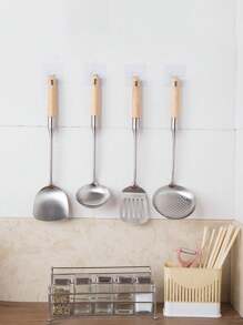 20pcs Seamless Adhesive Hooks, Transparent Glue Wall Hooks, Heavy Duty For Bathroom, Kitchen