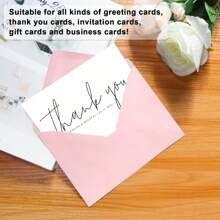 Set di cancelleria con busta. Buste eleganti rosa con decorazioni floreali, ideali per inviti a feste di compleanno, laurea, matrimonio e regali