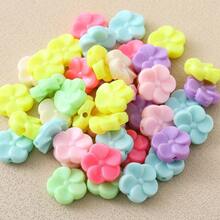 1 Pc 100pcs Acrylic DIY Beads Accessories For Key Rings And Handbags Stylish Cell Phone Accessories - Multicolor - View 8