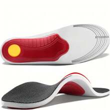 Unisex Running Shoe Insoles Cushioned Shock Absorbing Insoles Can Be Cut Freely To Size Suitable For Sports Shoes, Casual Shoes And Shoes