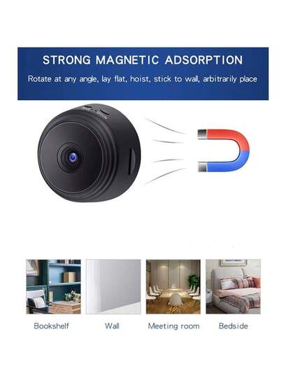 1pc/ Mini Wireless WiFi Home Security Camera, HD Video Monitoring, Remote Access Via Smartphone, view 10