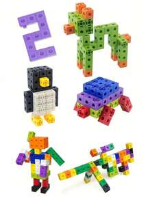 100pcs Montessori Puzzle Linking Cubes Set, Magical Maths Blocks Enlightenment Educational Toy For Teaching Numbers And Basics Of Mathematics To Preschoolers, Including Cubes, Small Square Plastic Inserts, Early Learning Toys, /Christmas Gift Room Decoration, Weight Scale For Kids, Helmet Toddler Construction, Diy Number Blocks