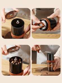 Máy xay cà phê cầm tay, sử dụng ngoài trời và trong nhà, máy pha cà phê espresso nhỏ gọn, xay bột mịn, đa năng - Nhiều màu - Xem 9