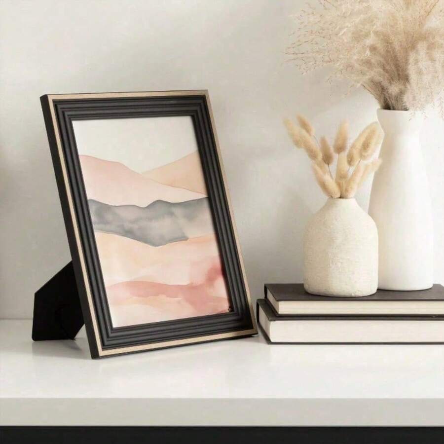 8x10 Casual Black/Tan Decorative Tabletop Picture Frame | SHEIN USA
