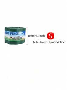 【可自由修剪，耐腐蚀】波浪形花园隔断栅栏，塑料草石隔离板，防水防腐花园围栏，园艺围栏 - 彩色 - 查看 14