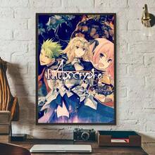 1pc Modern Anime Cute Fate Apocrypha Astolfo Poster Art Wall Home Living Room Bedroom Bar Aesthetic Decoration Decor Gifts Optional Frame ,Wall Art With Frame - Multicolor - View 46