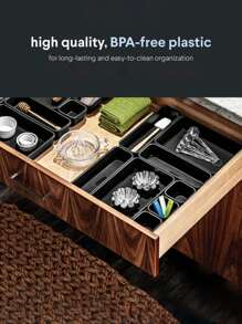 1 Peça/3 Peças/6 Peças/8 Peças Caixa de Armazenamento Multigaveta de Plástico, Conjunto Organizador de Mesa para Cosméticos, Casa, Cozinha, Quarto, Banheiro, Sala de Estar