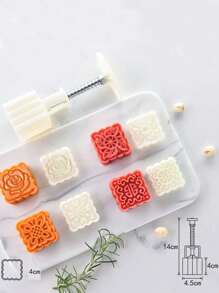 Moon Cake Mold Set Cake Making Model Mold Ice Skin Mung Bean Cake Cake Hand Die Baking Props