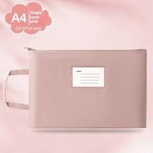 1 件防水 A4/A5/B5 尺寸孕妇文件收纳袋，大容量拉链文件袋，孕妇厚帆布手提包，产前护理用品，孕妇礼物，新妈妈礼物，预产期礼物，返校，学校用品