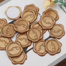 100/200/300 PCS/PACK Custom Wax Sealing Stickers With Self-Adhesive Backing, Your Design Available, Wedding Envelope Wax Seal- Custom Wax Seal,Back To School,School Supplies - one-size - View 10