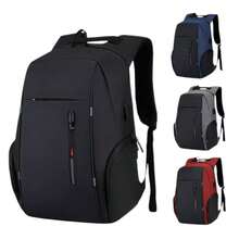 Mochila CASUAL Para Laptop 15.6 Pulgadas Para Hombre Con Usb Y Puerto Para AudíFonos Impermeable Antirrobo Para Portátil,  De Viaje, Negocios O Escolar - Rojo - Ver 3