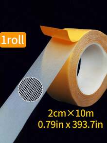 1 卷透明双面胶带，多用途工艺胶带，适用于 DIY 剪贴簿、礼品包装、学校和办公用品