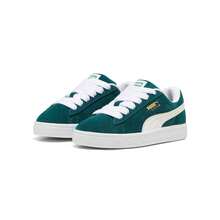 Puma Casual Versatile Comfortable Suede XL Kids Sneakers 396578 - Green - View 2