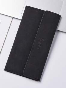 1pc Long Bifold Unisex Leather Passport Wallet With Credit Card Slots, Holds Cash, Coins, Receipts, ID Cards, Bank Cards - Multicolor - View 7